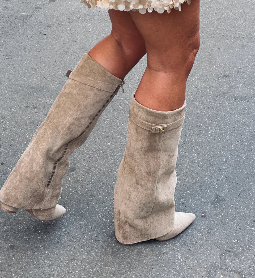 Bottes en daim - 4 coloris