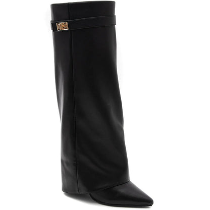 Bottes en similicuir - NOIR