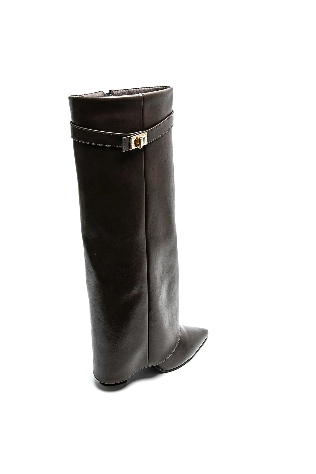 Bottes en similicuir - NOIR