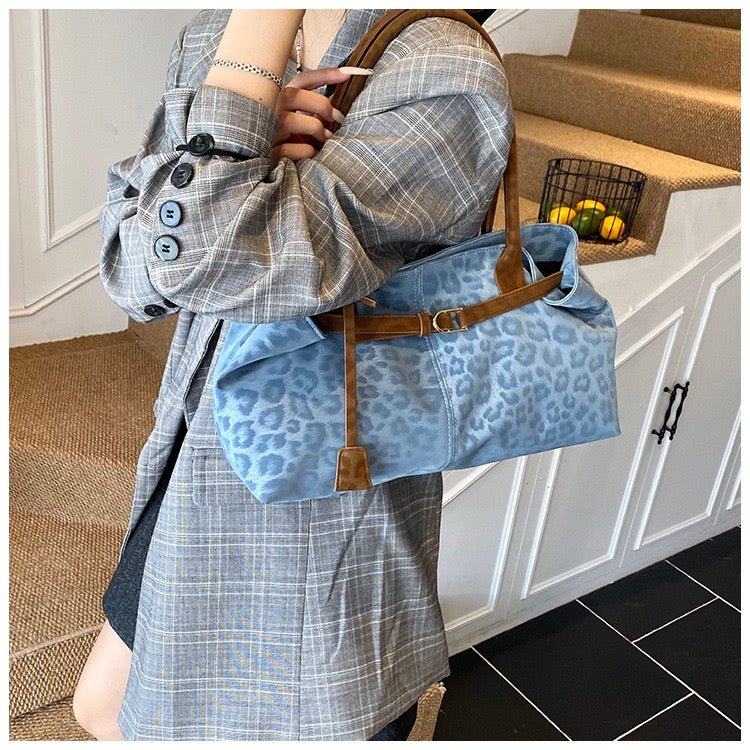 Sac à main vintage -LÉOPARD