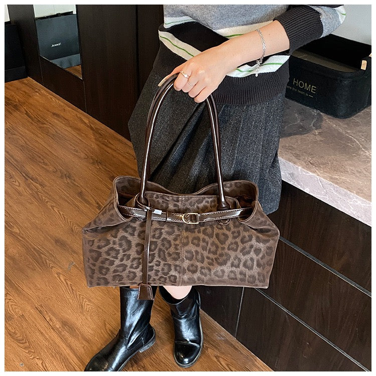 Sac à main vintage -LÉOPARD