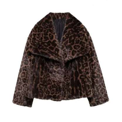 Manteau en Fausse Fourrure