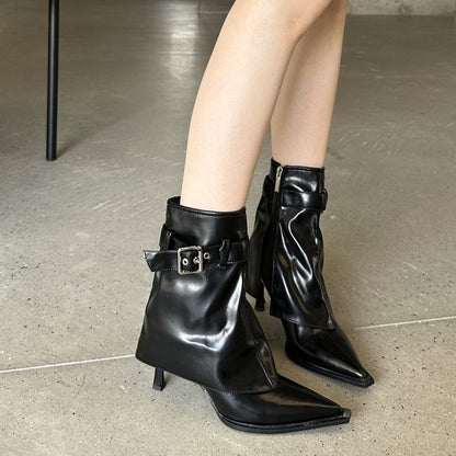 Bottes à talons- 3 coloris